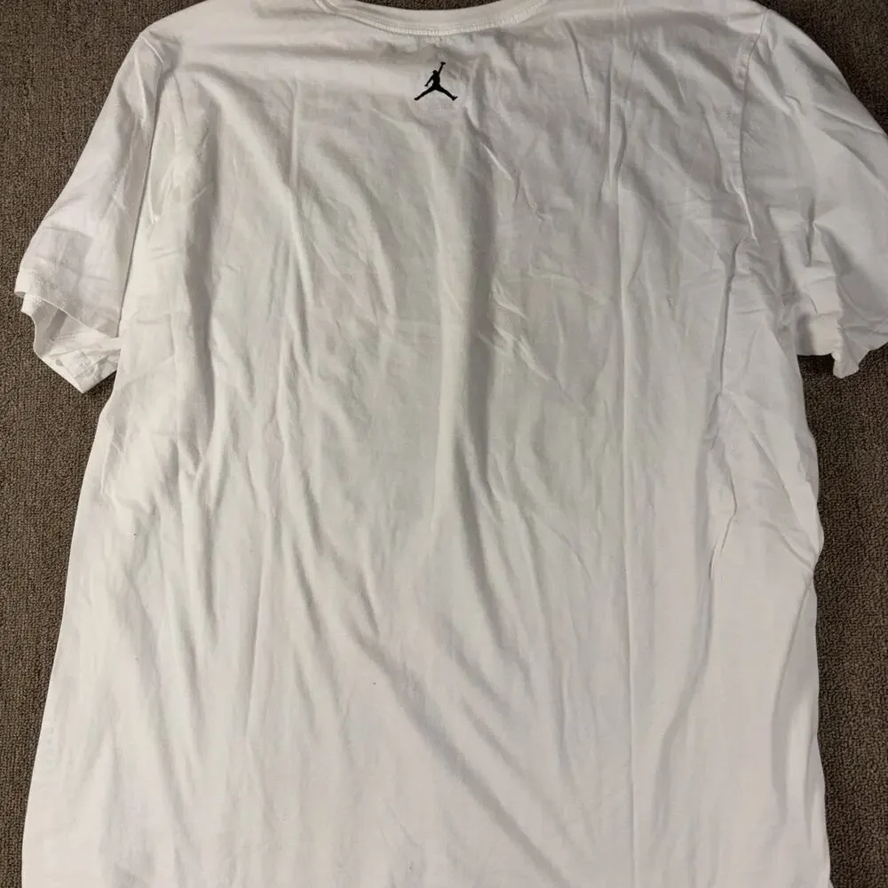 Air Jordan Michael Jorda Men’s T-shirt White 2XL Basketball Affirmation